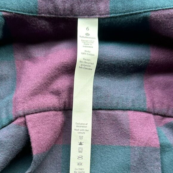 Lululemon Women’s Full Day Ahead Long Sleeve Shirt Size 6 NWT - Picture 4 of 9
